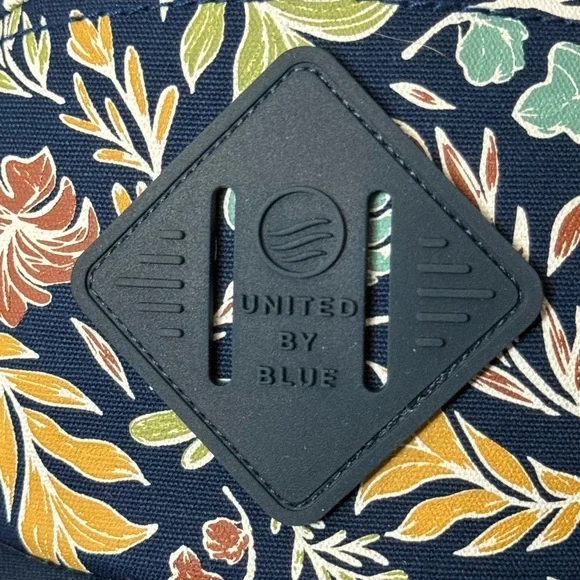 NEW - United By Blue Blue Snapback Hat Floral Design - Picture 2 of 5